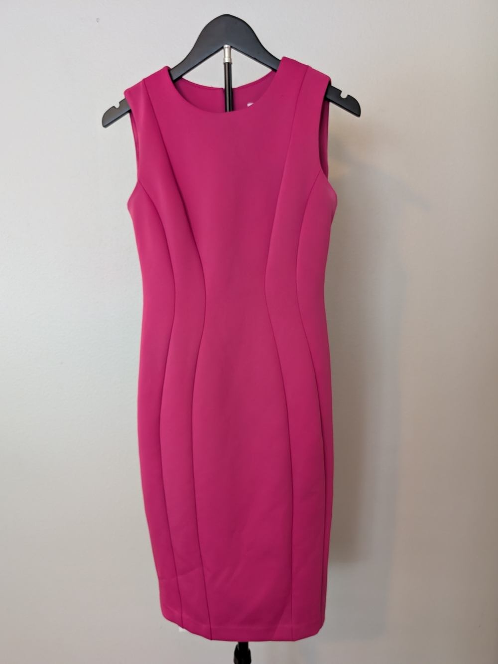 Calvin Klein Fuchsia Sleeveless Sheath Dress